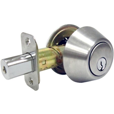 Taiwan Fu Hsing Industrial TruGuard Double Cylinder Deadbolt, Stainless Steel 222012