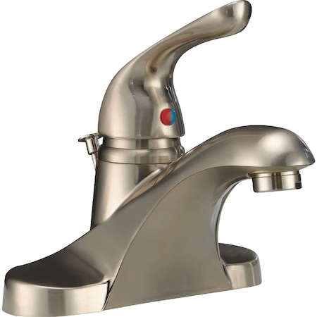 Cmi Compass Manufacturing 3113BN Brookfield Brushed Nickel 1-Handle Bathroom Faucet With Popup 192-8271