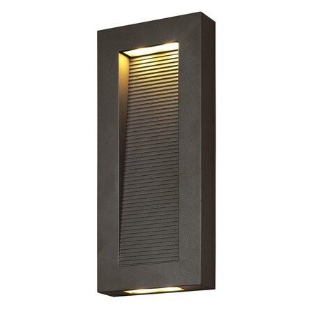 Cling 16 in. Avenue LED Outdoor Wall Lantern - Architectural Bronze CL2246725