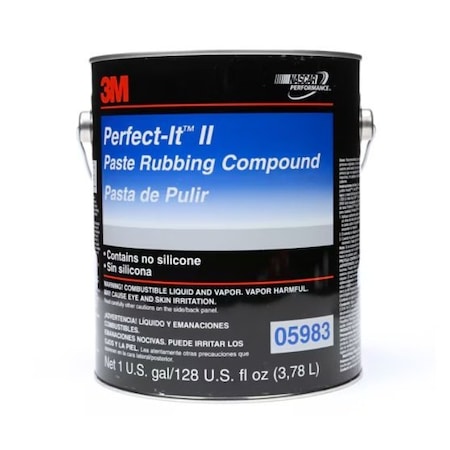 3M Paste Rubbing Compound 05983 1 Gal, Perfect It Ii, 4PK 7000000340
