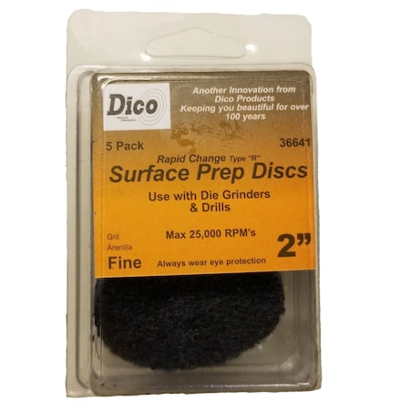 Dico Fine Abrasive Surface Prep Discs for 7600007