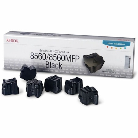 Xerox Solid Ink Sticks, f/ Phaser 8560/8560MFP, 6800 Pg Yld, Black 0 108R00727