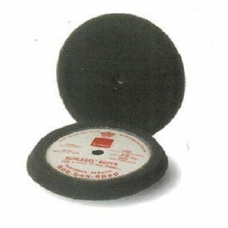 Schlegel Buffing Pad, 9-1/2 in Dia, Foam Pad, Black 2001