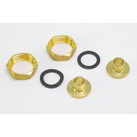 Grundfos Union Adapter Set Bronze 1/2 in. 00529913