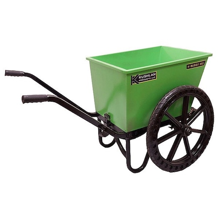Kushlan Products Wheelbarrow, Steel, Load 550 lb K-Buggy450