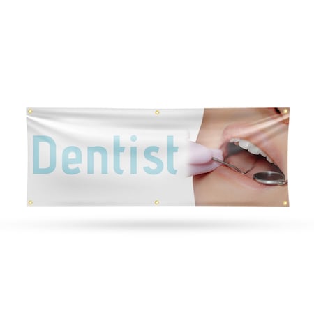 Signmission Dentist, 24 Inch x 72 Inch, Vinyl Banner B-72-30540