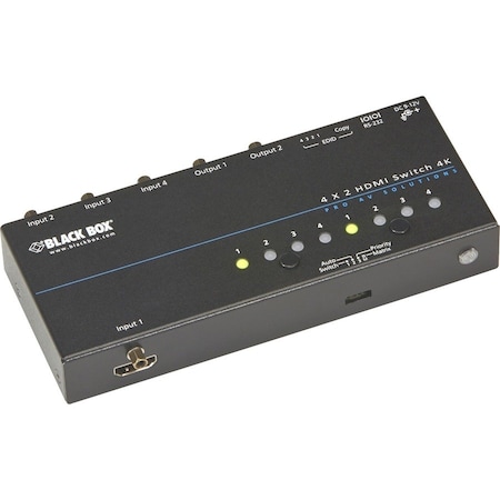 Black Box BLACK BOX HDMI Matrix Switch - 4K Hdmi Matriswitch 4 2 VSW-HDMI4X2-4K