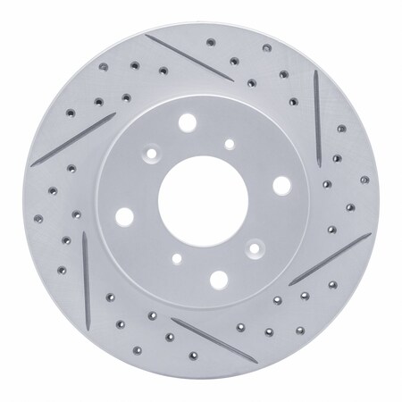 Dynamic Friction Co DFC Geoperformance Rotor - Drilled and Slotted 830-59023R