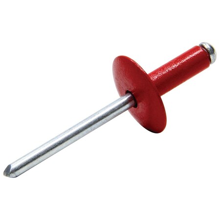 Allstar Performance Large Head Rivet, Red, 250PK ALL18012
