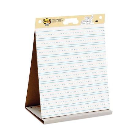 Post-It Self-Stick Tabletop Easel Pad with Command Strips, Presentation Format, 20 x 23, White, 20PK 563PRL