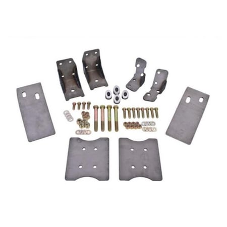 Bmr Suspension Torque Box Reinforcement Plate Kit for 1974-2004 Ford Mustang, Natural BMRTBR001