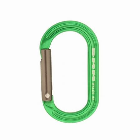 Dmm Carabiner, 2.25 in Length, Aluminum, Green XSRE-GR