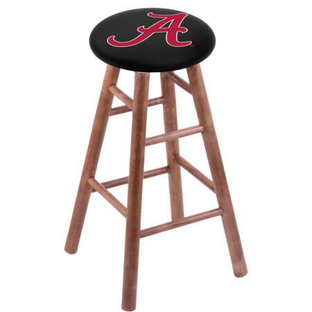 Holland Bar Stool Co Maple Bar Stool, Medium Finish, Alabama Seat RC30MSMed