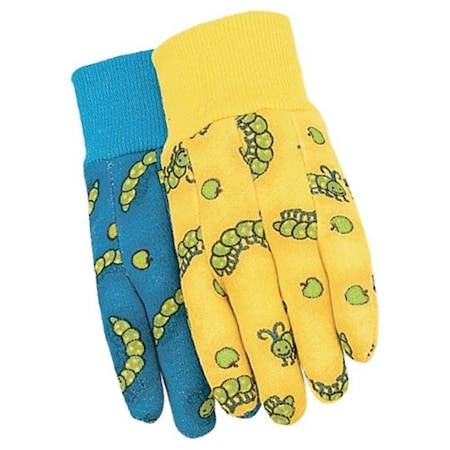Midwest Glove Caterpillar Print Kids Gloves , Pack of 12, 12PK 575K