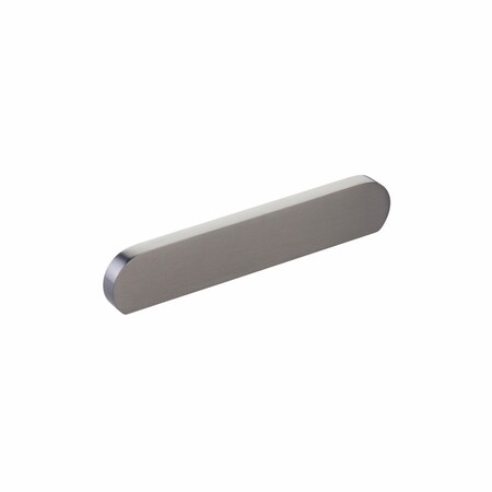 Schaub 5-7/8in Cafe Modern Oval Cabinet Pull with 4in and 5in Center to Center Gun Metal Finish 10042-GM