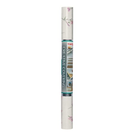 Contact Con-Tact 9 ft. L X 18 in. W Sweet Pea Shelf Liner 09F-C9AS13-12