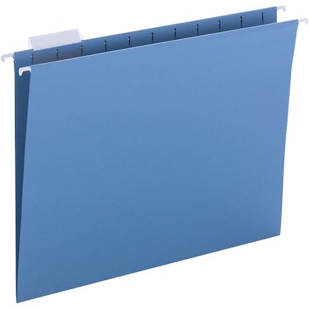 Business Source Hanging File Folder, Blue, PK25 BSN03176