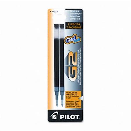 Pilot Refill for G2 Gel- Dr. Grip Gel/Ltd- ExecuGel G6- Q7- Ex Fine- Blue, 2PK 77233