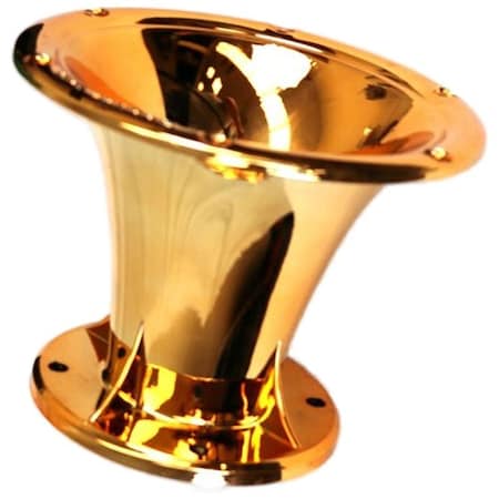 Deejay Led Orange Bolt-on Horn Flare with 2-in Throat for 2-in Compatible High Frequency Drivers TBH2INHORNORANGE