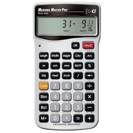 Calculated Industries Measure Master Pro Project Calculator 4020