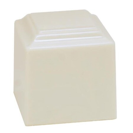 Fasttrack2Fitness Cultured Marble Cremation Little Tahiti Baby Urn, Ivory FA2004973