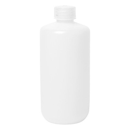 Zoro Select Reagent Bottle, HDPE, 170 mm H, PK12 33404