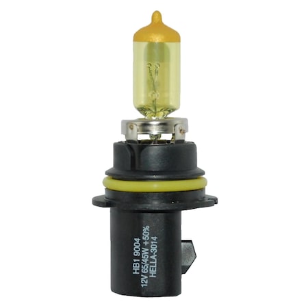 Hella BULB 12V 65/45W P29T T4.625 YELLOW TB  9004 YL