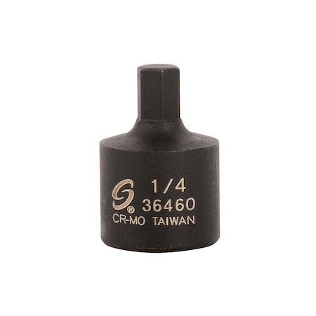 Sunex 3/8 in Drive 1/4 in Stubby Impact Hex Driver  36460