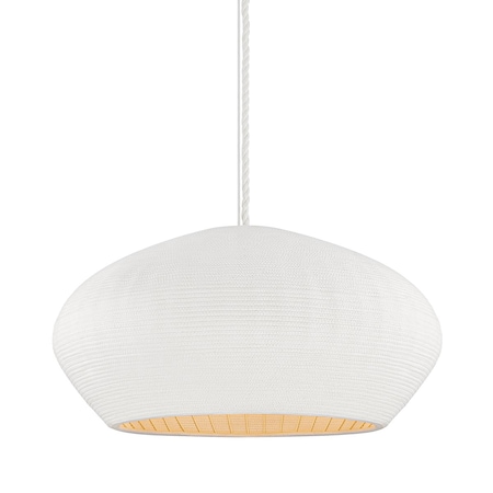 Hudson Valley Lighting Ferndale 36 in. Pendant GESSO WHITE 2236-GSW