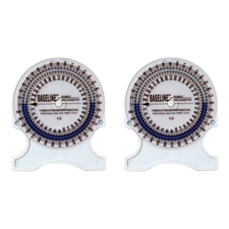 Fabrication Enterprises Baseline Bubble Inclinometer, 2 Count FA129459