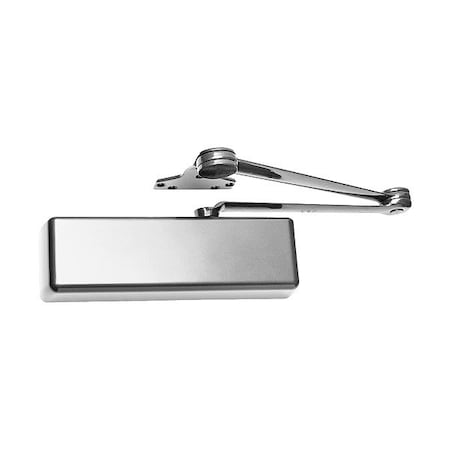 Lcn Door Closers, Hold Open, Gray, Left-Handed 4040XP-HEDA LH 689
