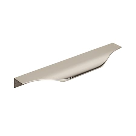 Amerock Aloft 6-9/16 in 167 mm Center-to-Center Polished Nickel Cabinet Edge Pull BP36745PN