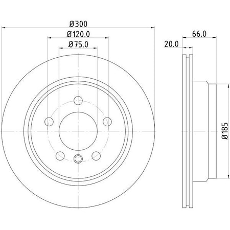Hella Brake Disc 355123152