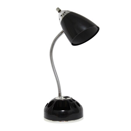 Homeroots 20" Black Table Lamp 645899