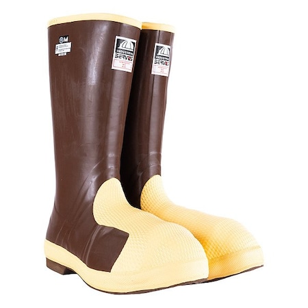 Honeywell Servus Rubber Boot, 6D, Knee, Brown, PR 22206 060