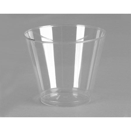 Heritage Bag Comet Squat Tumbler 9 oz Clear Smooth Wall T9S