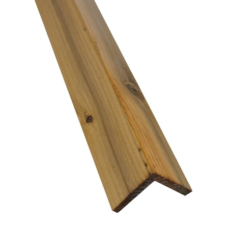 Timberchic Wood, Natural, 48 in L, 1.25 in W, Satin Topcoat 305