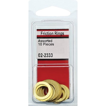 Westlake Pipe & Fittings Assorted Brass Friction Rings for Cone Faucet Washer 2/1/2333