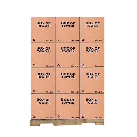 Supremeplus White Half Towel Rags 20 in x 20 in, 720 lbs. Pallet, 72 x 10 lbs. Boxes, 72PK SP-3135