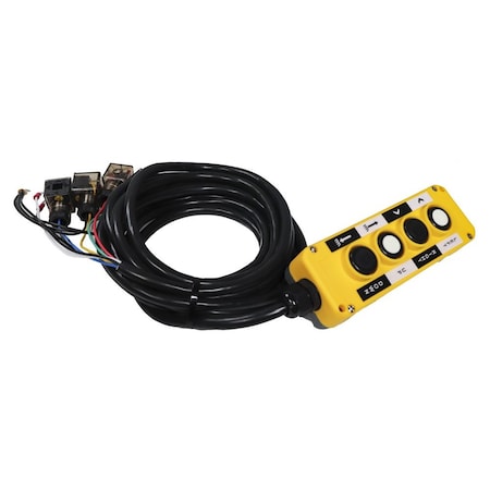 Other Power Unit Accessories Remote 4 Button 15FT, 6 Wire with DIN Connector AWG18X6C