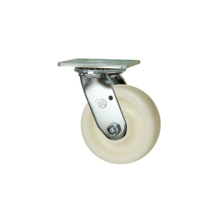 Service Caster 5 Inch Stainless Steel Nylon Wheel Swivel Caster with Roller Bearing SCC SCC-SS30S520-NYR