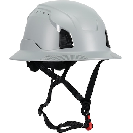 Pip HardHat, Climbing;FullBrim, Traverse, Gray 280-HP1491RVM-FB-09