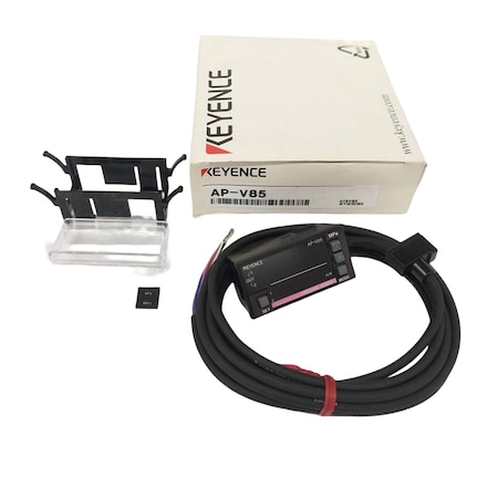 Keyence Digital Pressure Sensor, Amplifier Unit, Panel Mount, Stndrd, NPN AP-V85