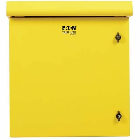 Eaton Tripp Lite Series SmartRack Industrial Enclosure NEMA 3R Wall Mount Metal Locking Hinged Back Fan SRN3RY12US