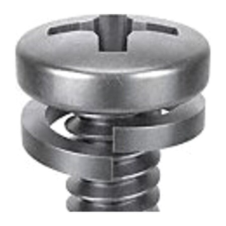 M4-0.70 x 8 mm Phillips Pan Machine Screw, Passivated 18-8 Stainless Steel, 10 PK