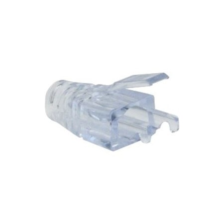 Platinum Tools EZ-RJ45 CAT5E STRAIN RELIEF, CLEAR. 50/CLAMSHELL. 100035C