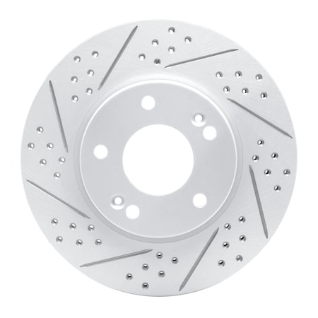 Dynamic Friction Co DFC Geoperformance Rotor - Drilled and Slotted 830-03038L