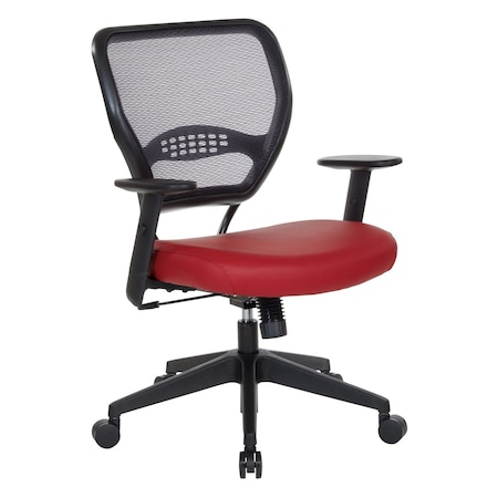 Space Seating 55 Series AirGrid Back Managers Chair, Dillon Lipstick 5500-R100
