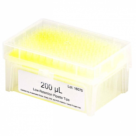 Scientific Specialties RPI Clean Low Retention Tips, 200ul, Sterile, Racked, 960 per Case, 960PK 147210