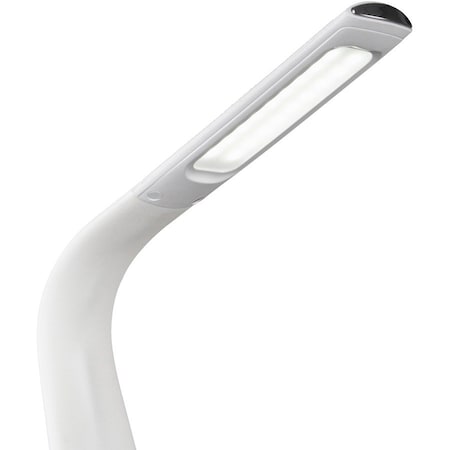 Ottlite Thrive LED Desk Lamp with Clock and Sanitizing, White OTTSCEY700S